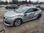 2017 Honda Civic Lx Silver vin: 19XFC2F56HE038318