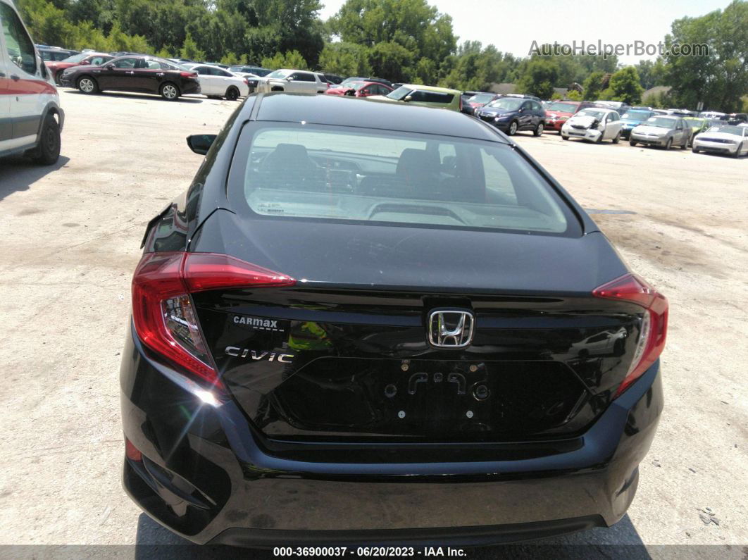 2017 Honda Civic Lx Black vin: 19XFC2F56HE049609