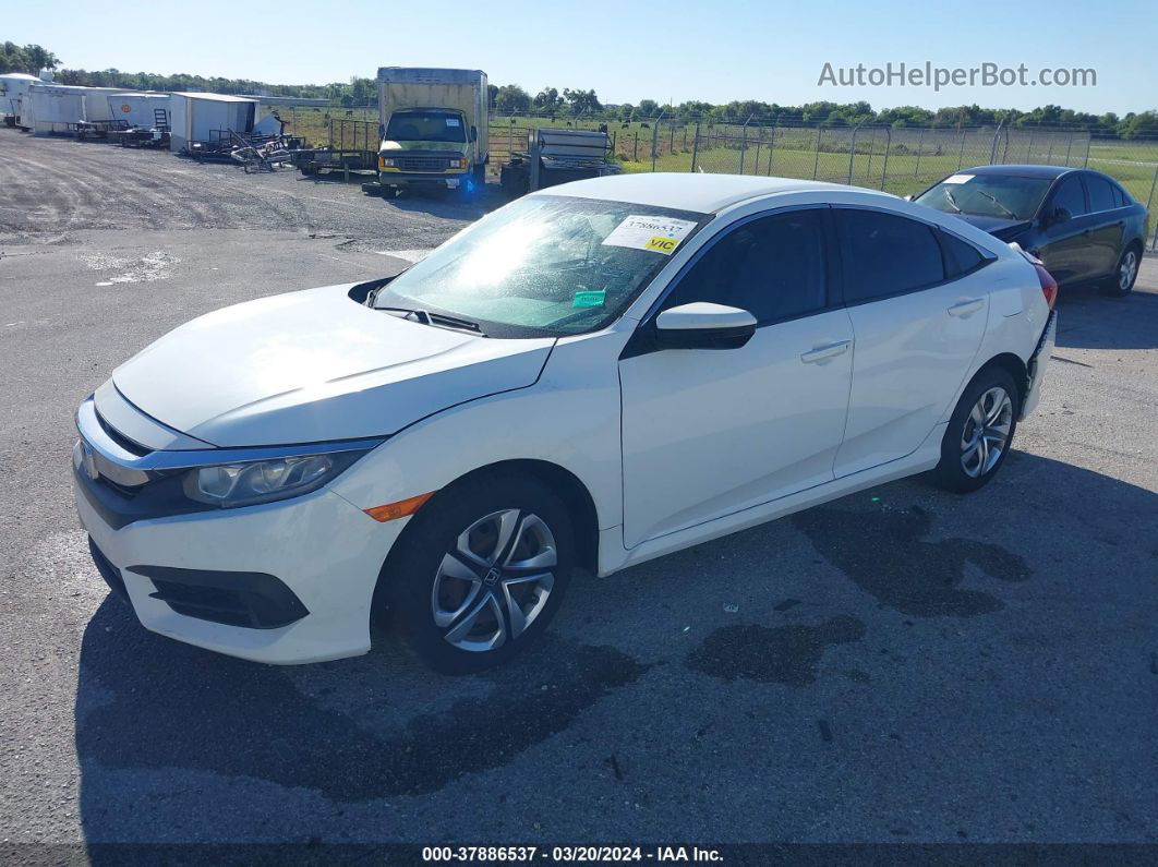 2017 Honda Civic Lx Белый vin: 19XFC2F56HE055555