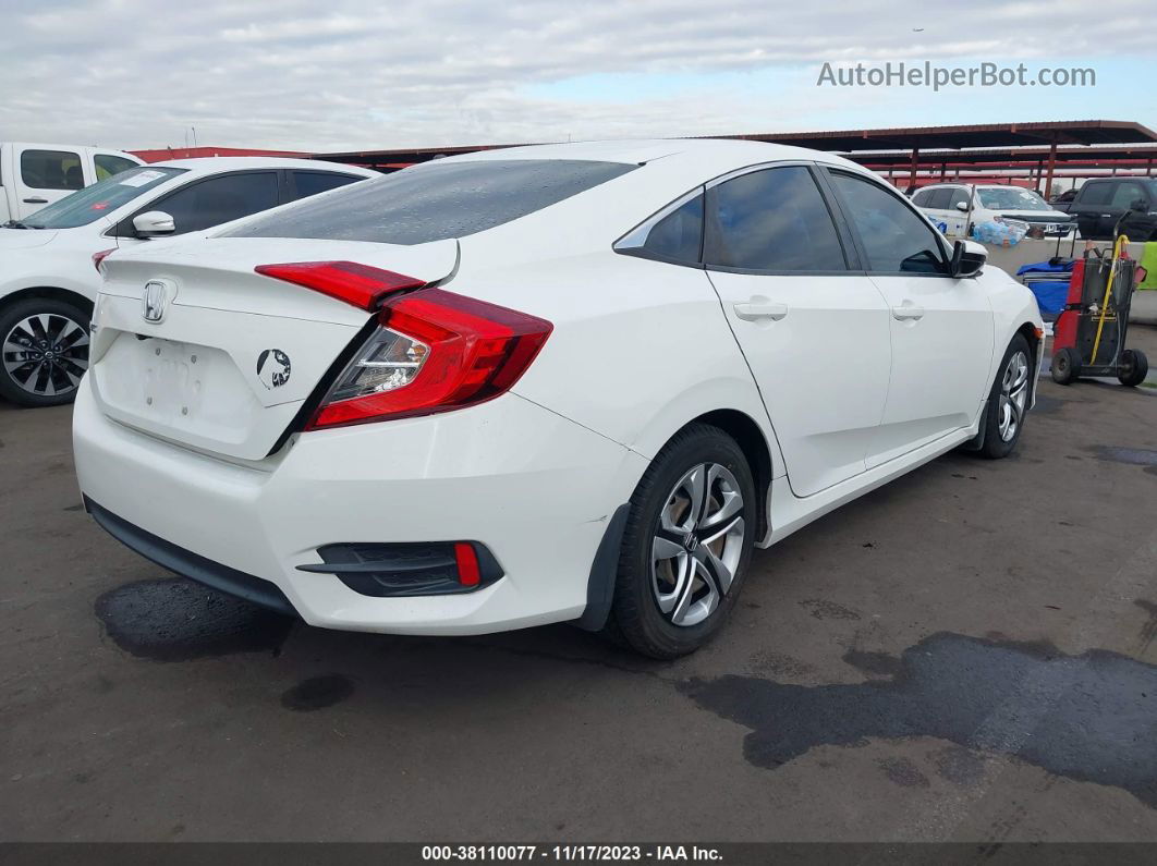 2017 Honda Civic Lx Белый vin: 19XFC2F56HE071285