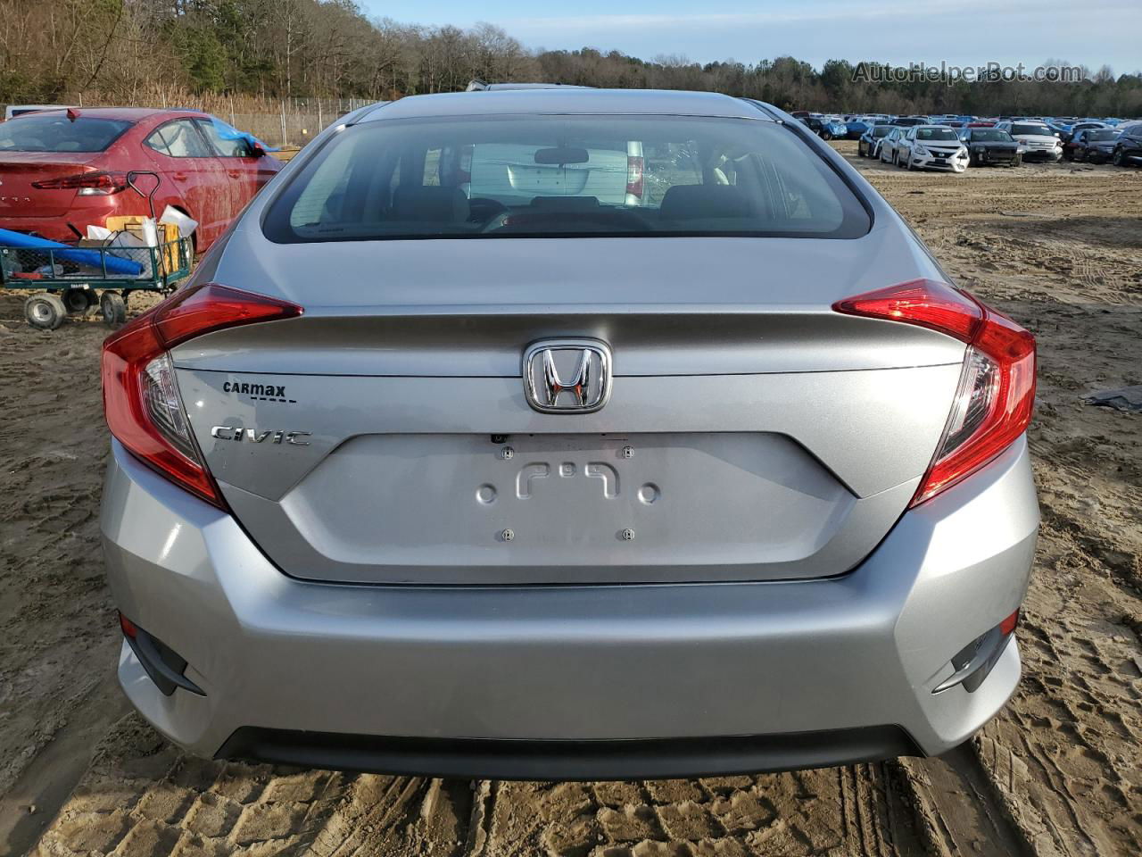 2017 Honda Civic Lx Silver vin: 19XFC2F56HE215191