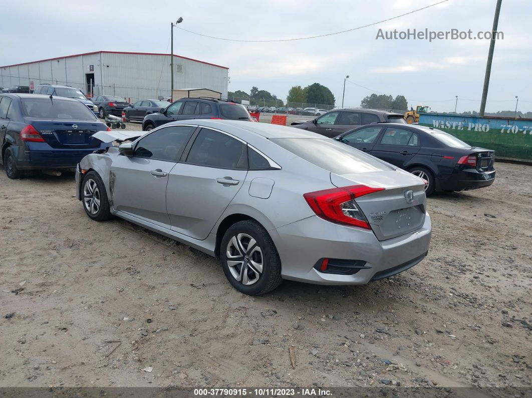 2016 Honda Civic Lx Silver vin: 19XFC2F57GE001177