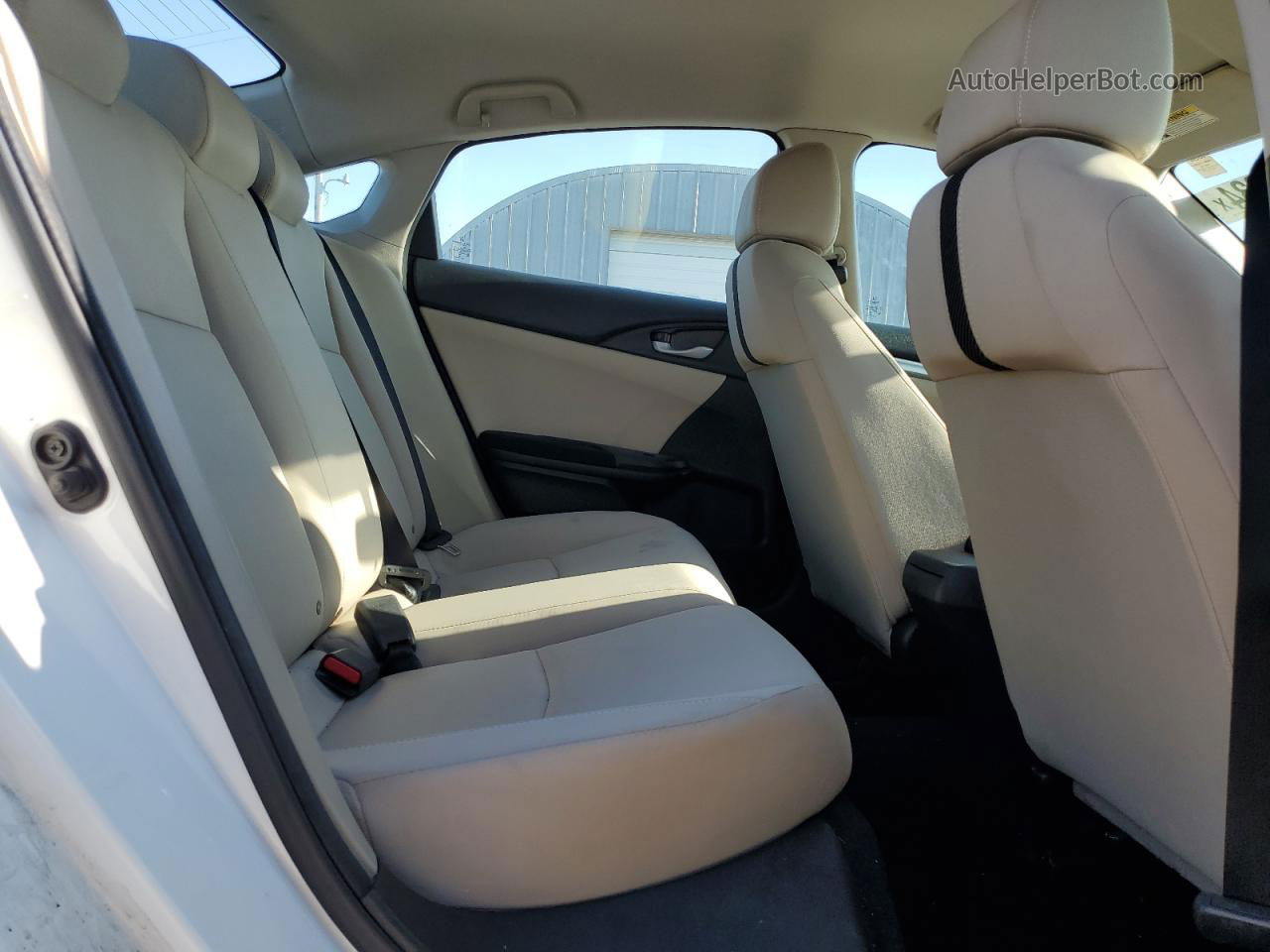 2016 Honda Civic Lx White vin: 19XFC2F57GE017136