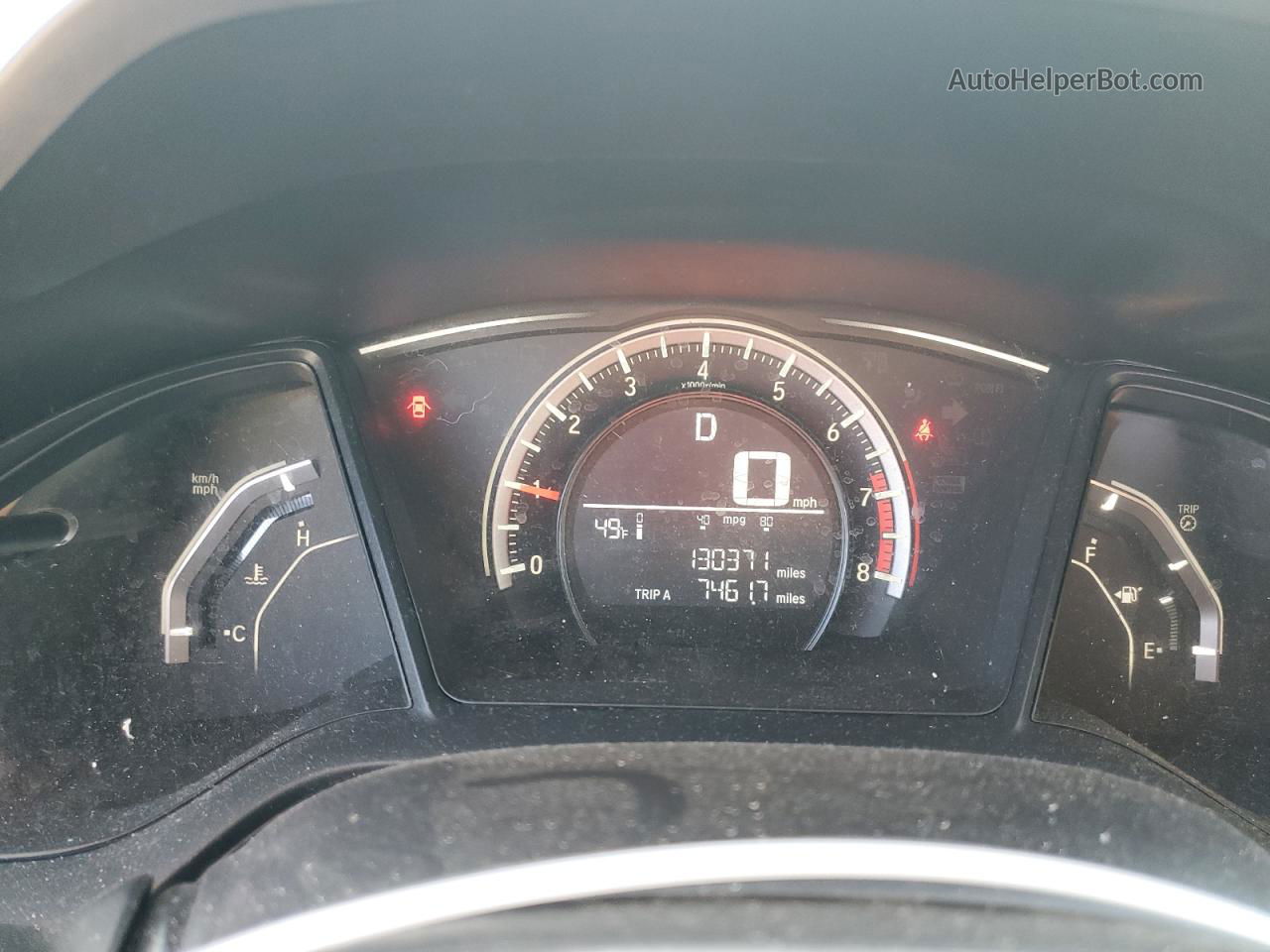 2016 Honda Civic Lx White vin: 19XFC2F57GE017136