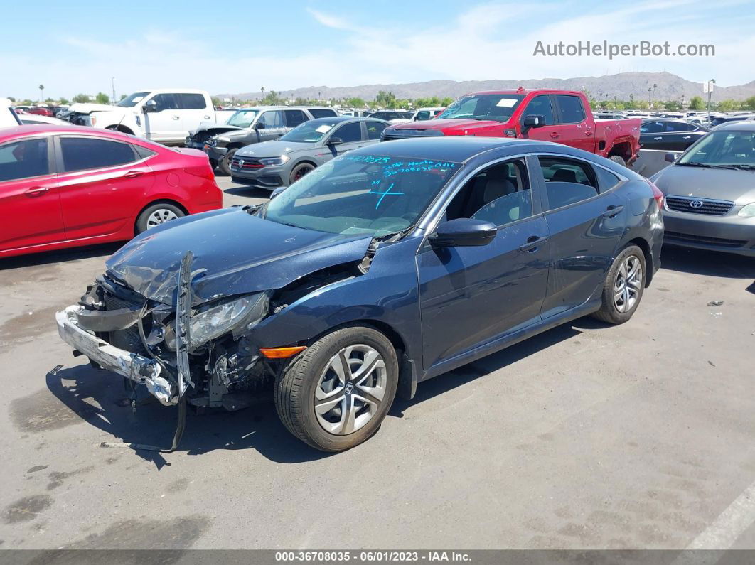 2016 Honda Civic Sedan Lx Blue vin: 19XFC2F57GE019386