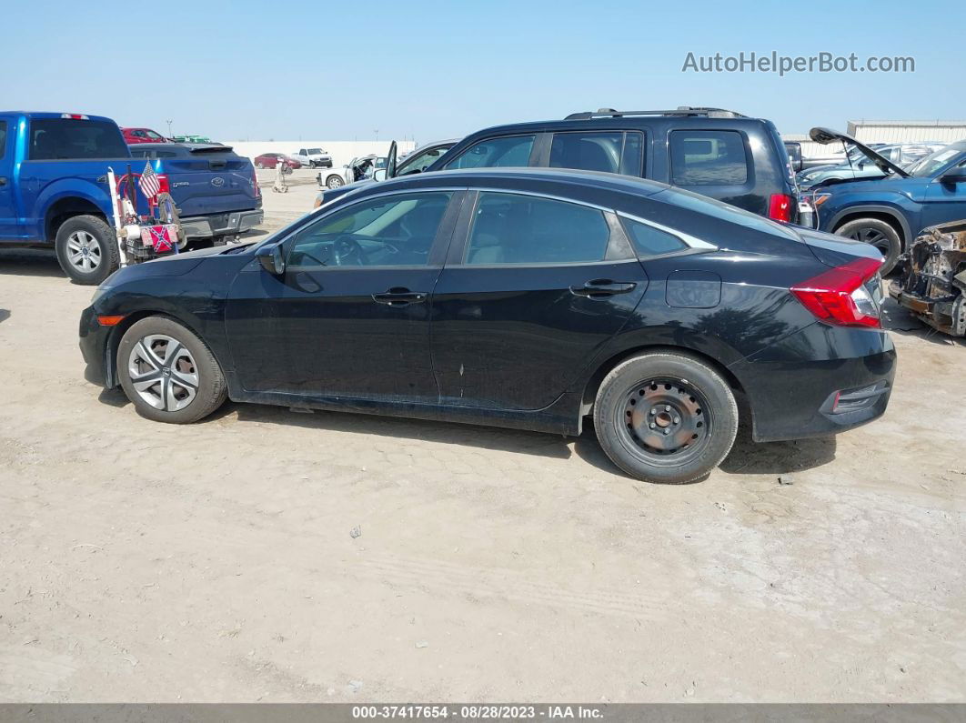 2016 Honda Civic Sedan Lx Black vin: 19XFC2F57GE021719