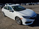 2016 Honda Civic Lx White vin: 19XFC2F57GE215313