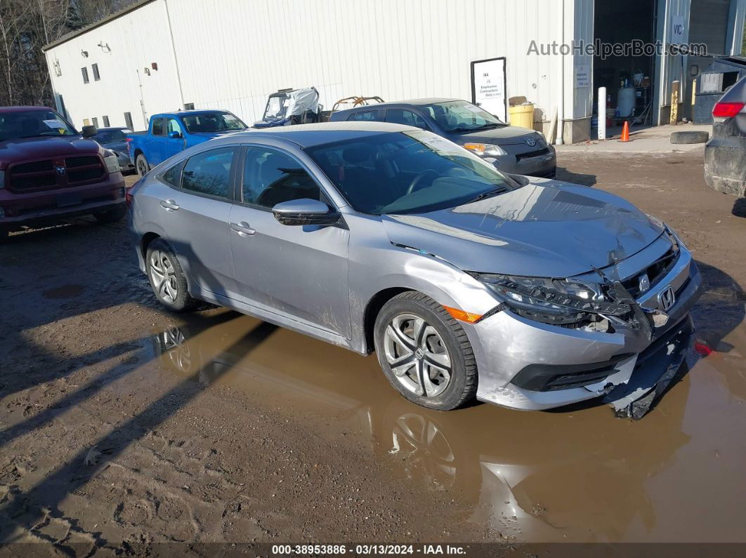 2016 Honda Civic Lx Серебряный vin: 19XFC2F57GE235920