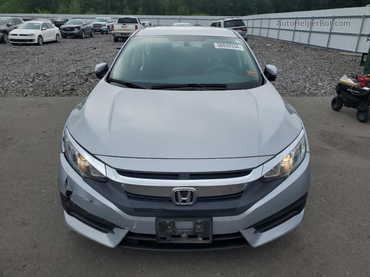 2016 Honda Civic Lx Серебряный vin: 19XFC2F57GE248876