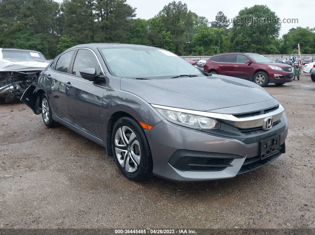 2017 Honda Civic Sedan Lx Gray vin: 19XFC2F57HE007725