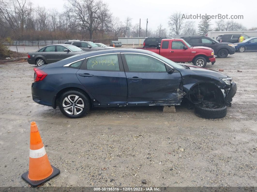 2017 Honda Civic Lx Синий vin: 19XFC2F57HE063552