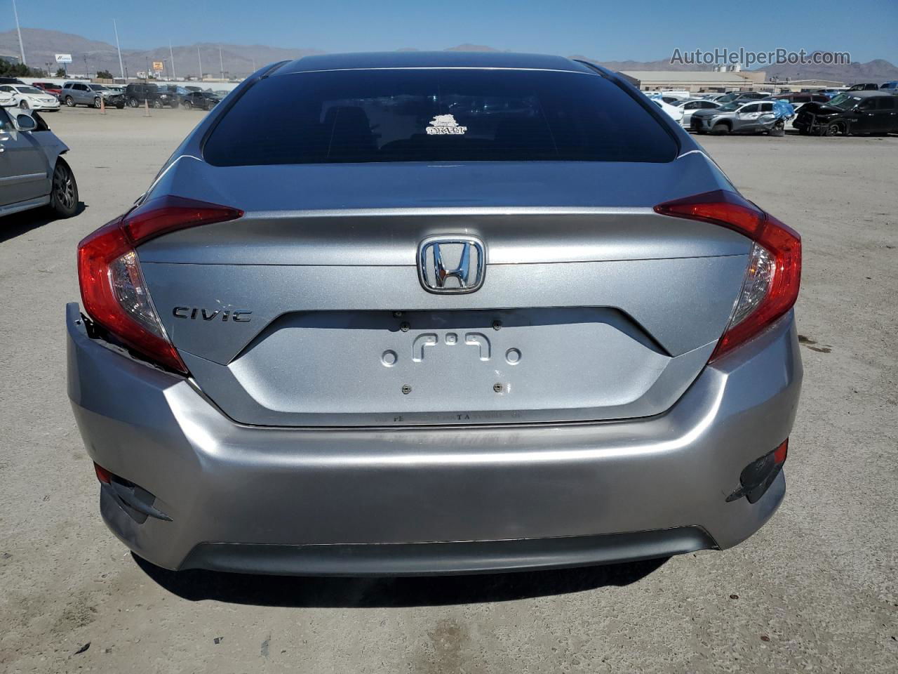 2017 Honda Civic Lx Silver vin: 19XFC2F57HE071375