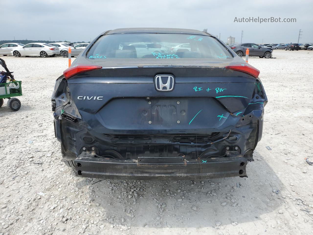 2017 Honda Civic Lx Charcoal vin: 19XFC2F57HE074261