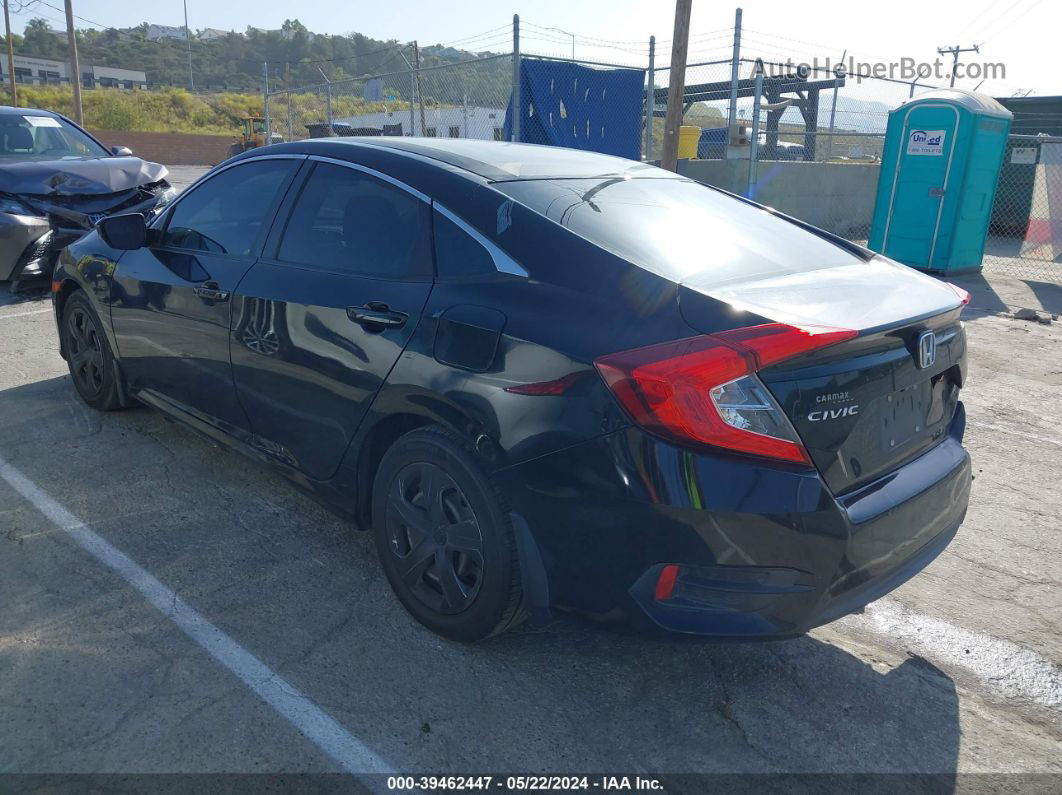 2017 Honda Civic Lx Black vin: 19XFC2F57HE203308