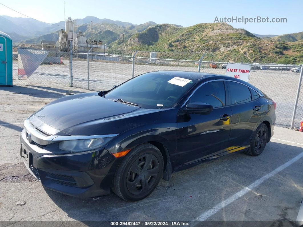 2017 Honda Civic Lx Black vin: 19XFC2F57HE203308