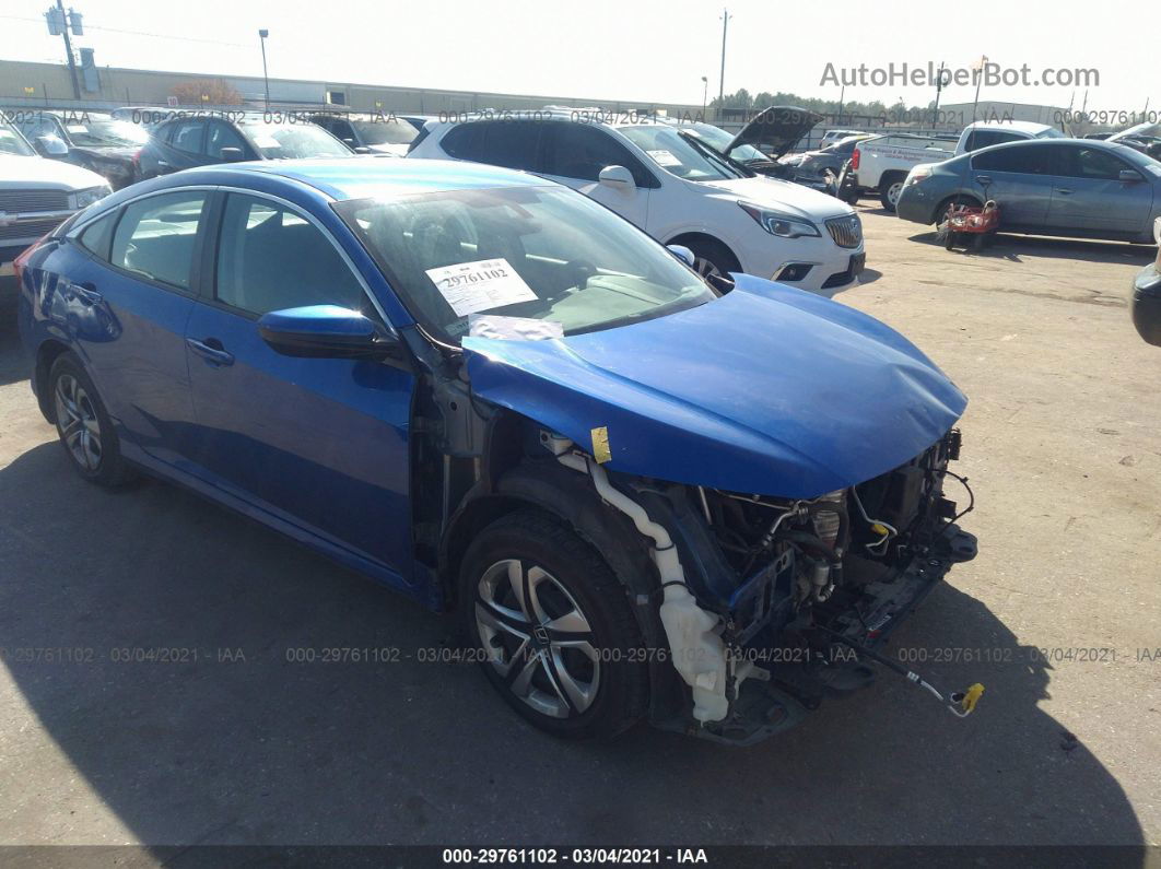 2016 Honda Civic Sedan Lx Синий vin: 19XFC2F58GE020708