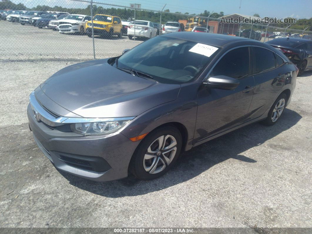 2016 Honda Civic Sedan Lx Gray vin: 19XFC2F58GE097286