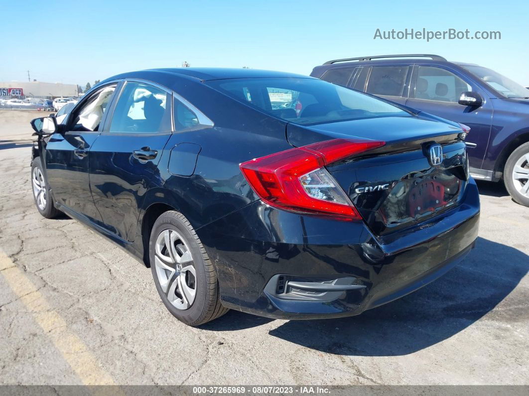 2017 Honda Civic Lx Black vin: 19XFC2F58HE011153