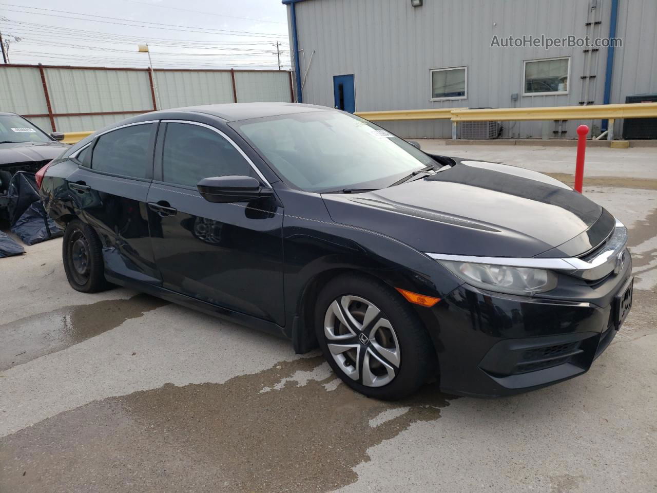 2017 Honda Civic Lx Black vin: 19XFC2F58HE048509