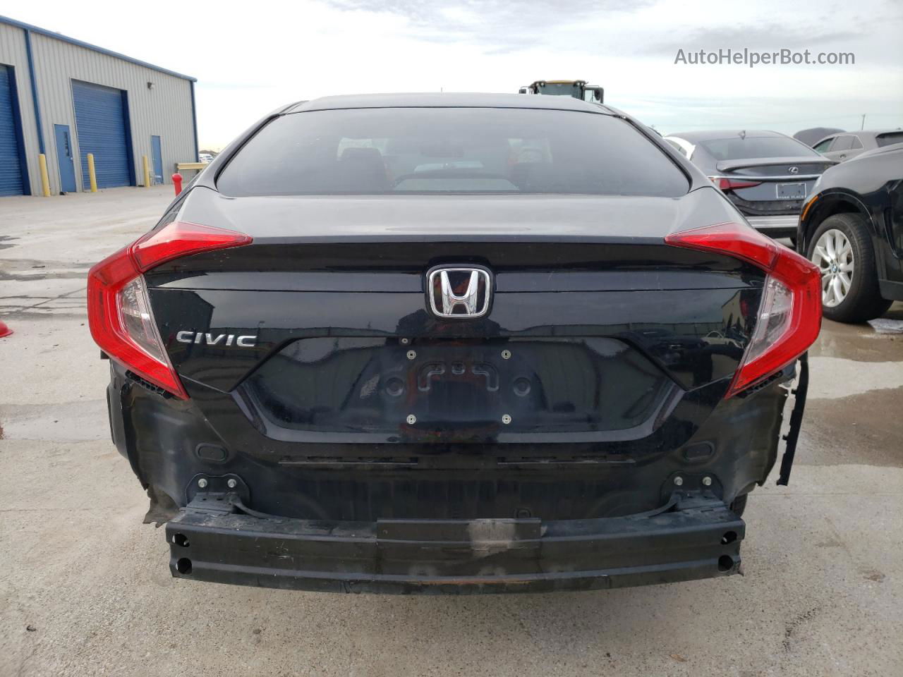 2017 Honda Civic Lx Черный vin: 19XFC2F58HE048509