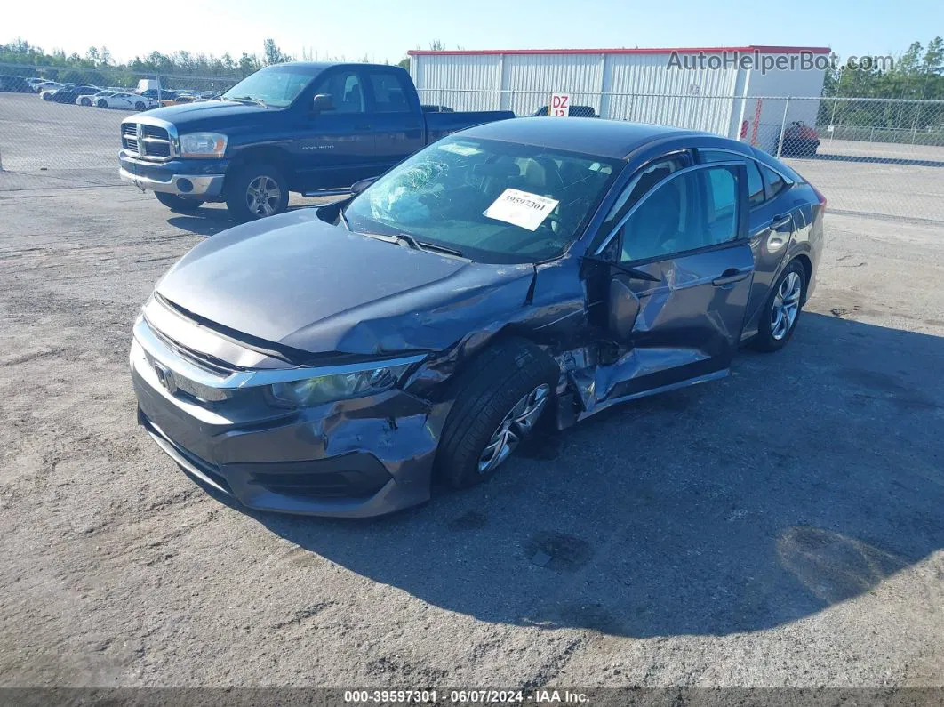 2017 Honda Civic Lx Серый vin: 19XFC2F58HE049918