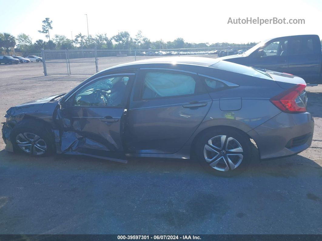 2017 Honda Civic Lx Gray vin: 19XFC2F58HE049918