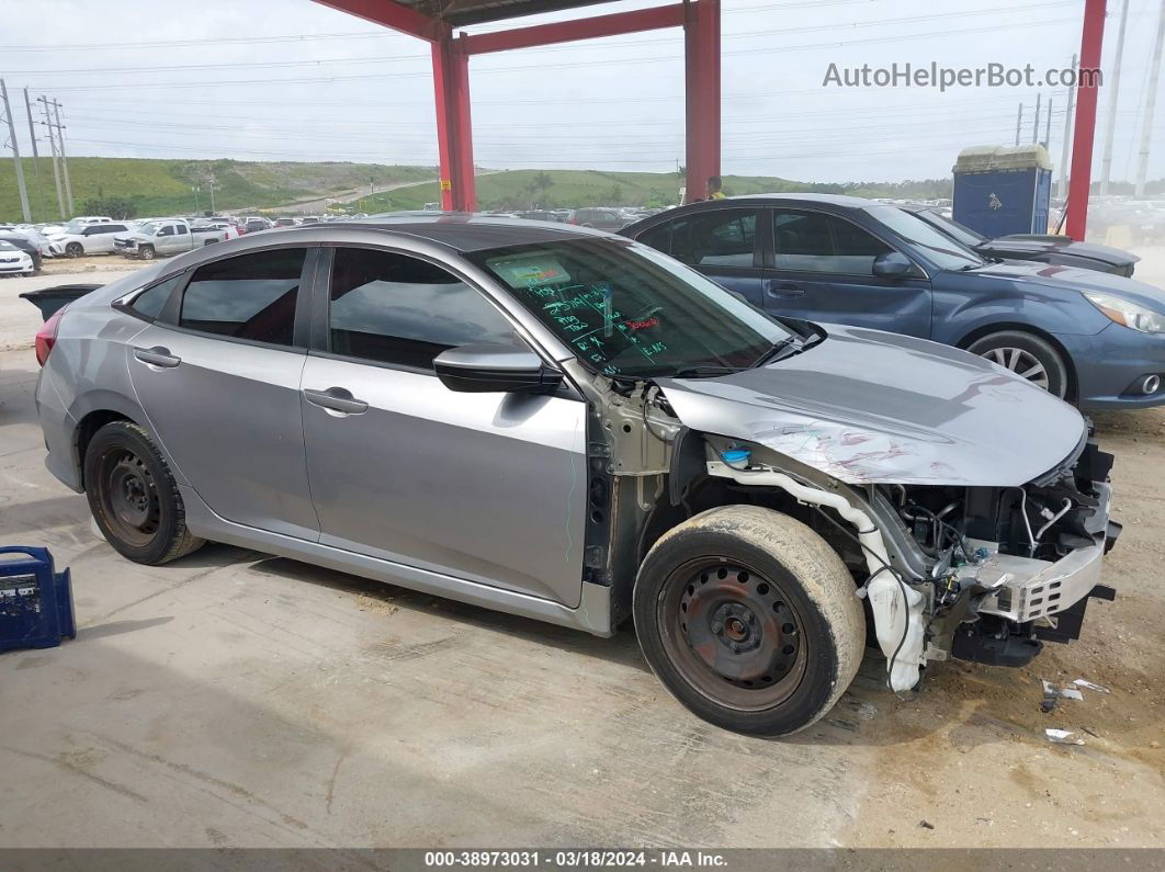 2017 Honda Civic Lx Silver vin: 19XFC2F58HE074964