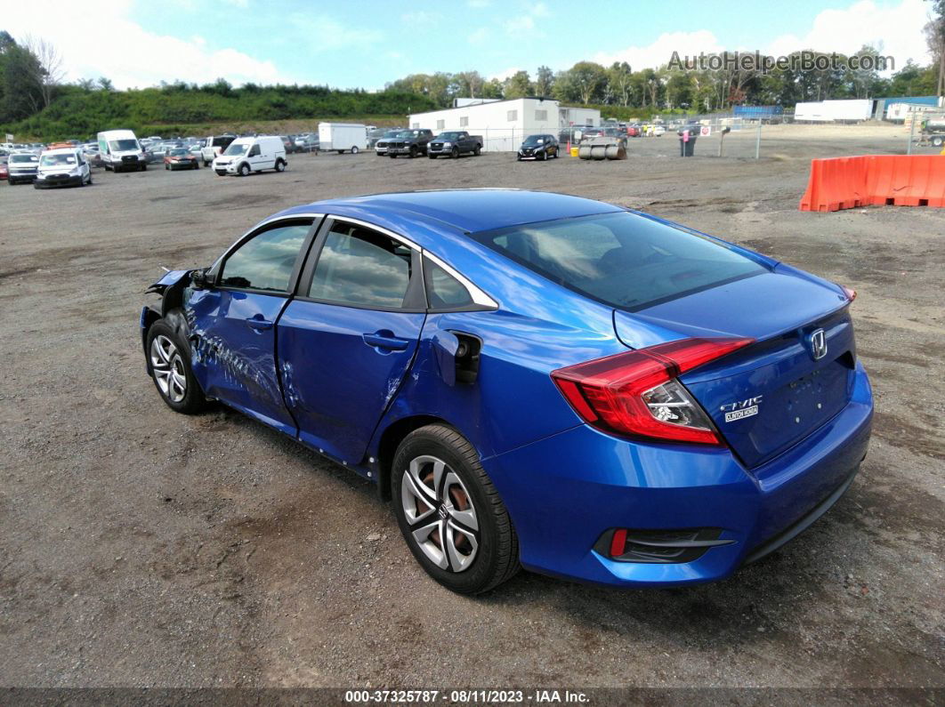 2016 Honda Civic Sedan Lx Blue vin: 19XFC2F59GE209867