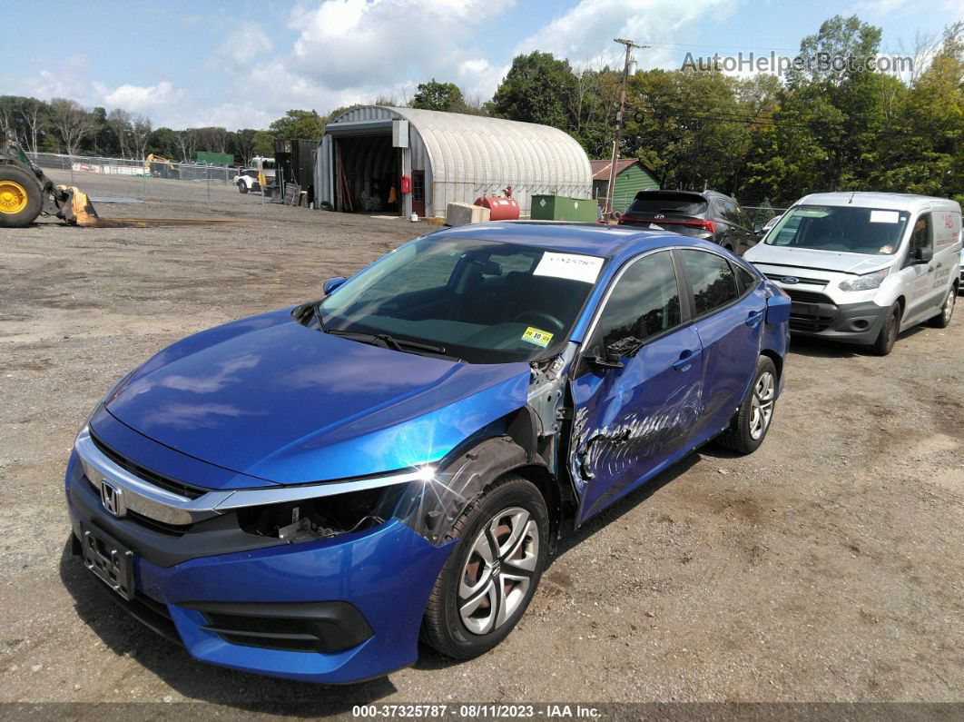 2016 Honda Civic Sedan Lx Blue vin: 19XFC2F59GE209867