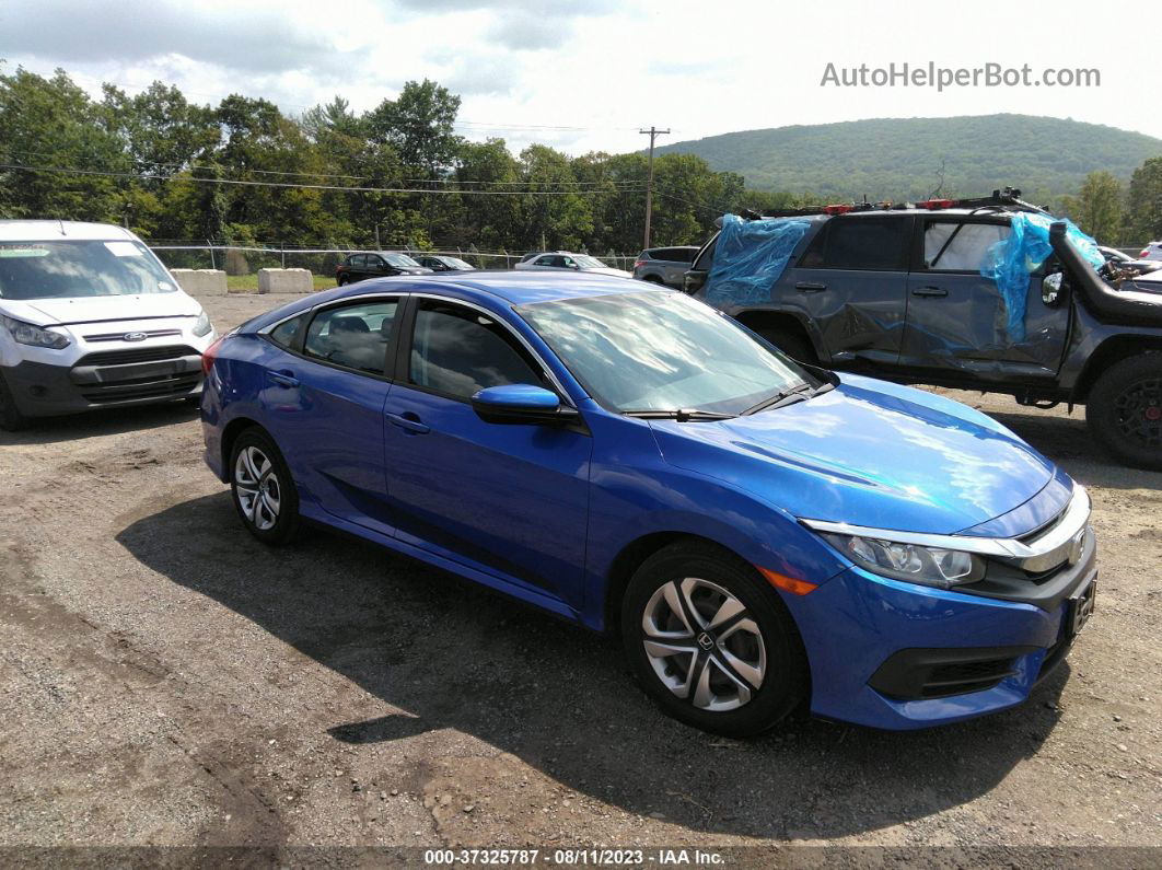 2016 Honda Civic Sedan Lx Blue vin: 19XFC2F59GE209867