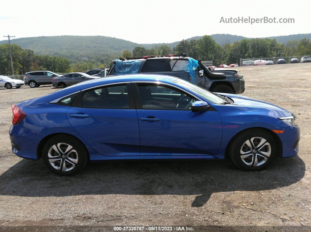 2016 Honda Civic Sedan Lx Blue vin: 19XFC2F59GE209867