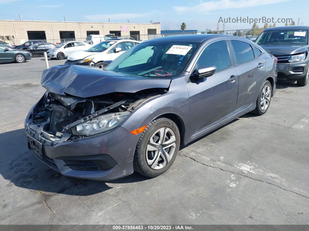 2016 Honda Civic Sedan Lx Gray vin: 19XFC2F59GE219699