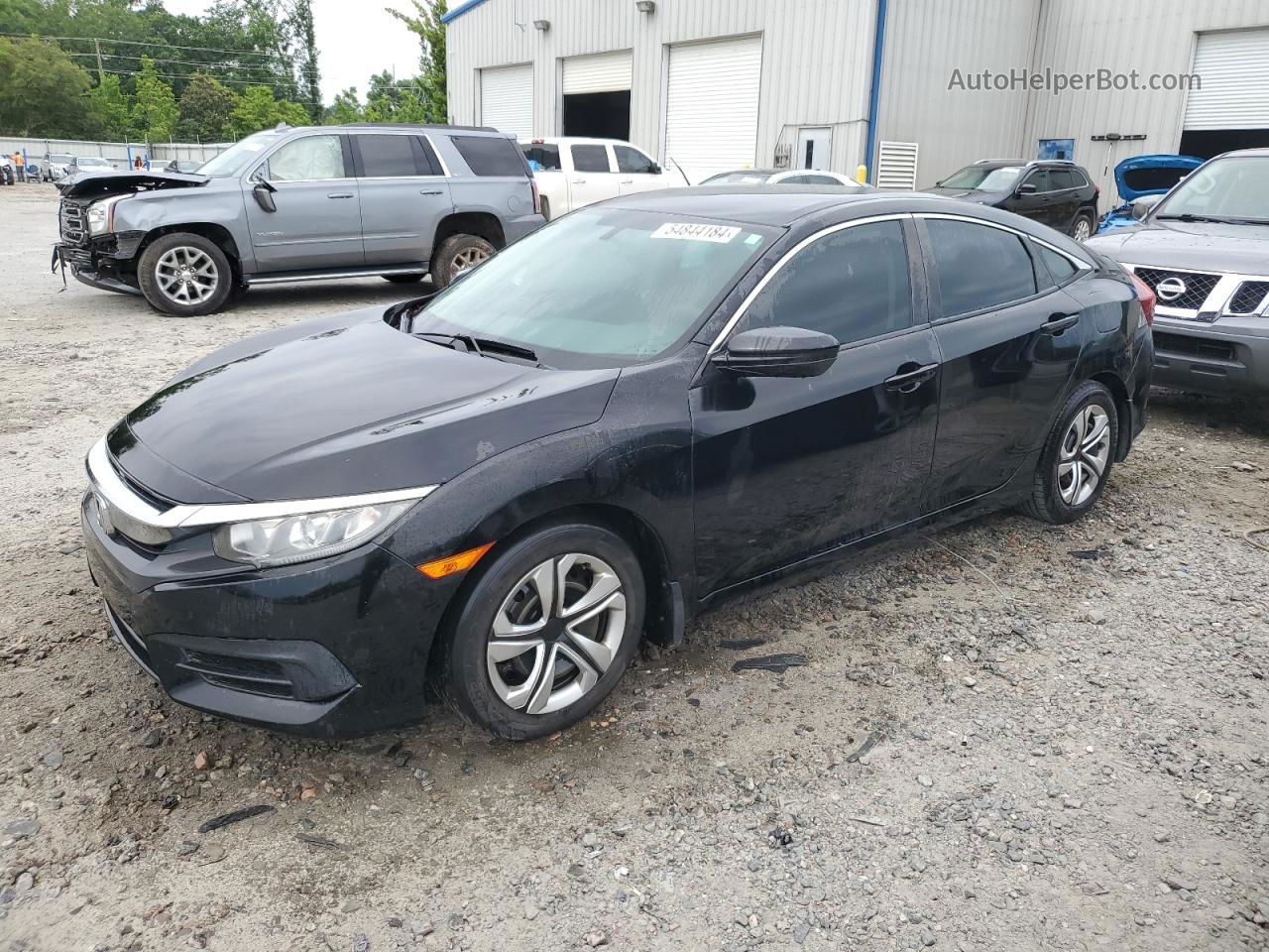 2017 Honda Civic Lx Black vin: 19XFC2F59HE018905