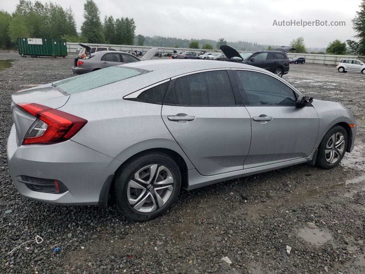 2017 Honda Civic Lx Серебряный vin: 19XFC2F59HE038443