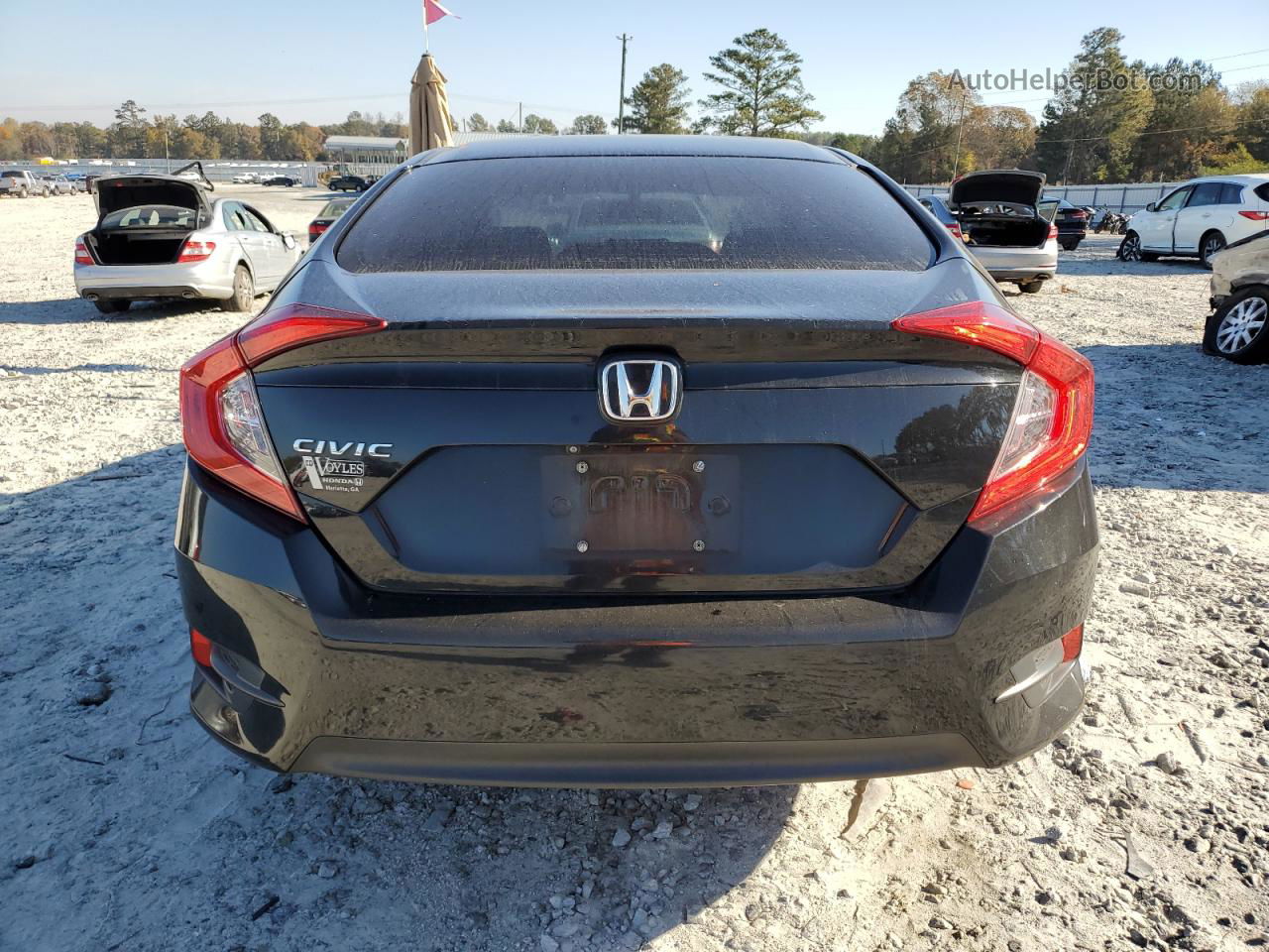 2017 Honda Civic Lx Black vin: 19XFC2F59HE056487