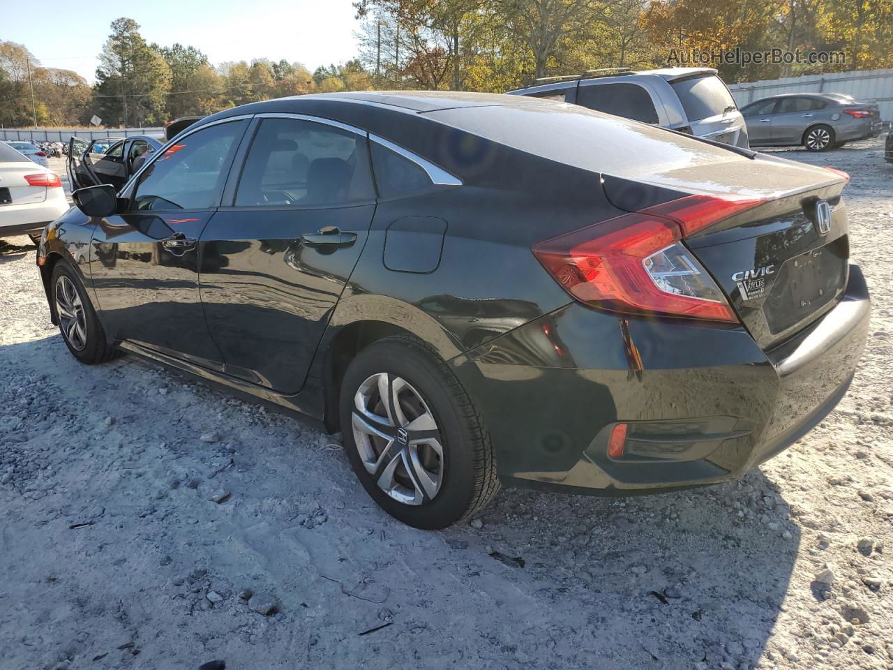 2017 Honda Civic Lx Black vin: 19XFC2F59HE056487