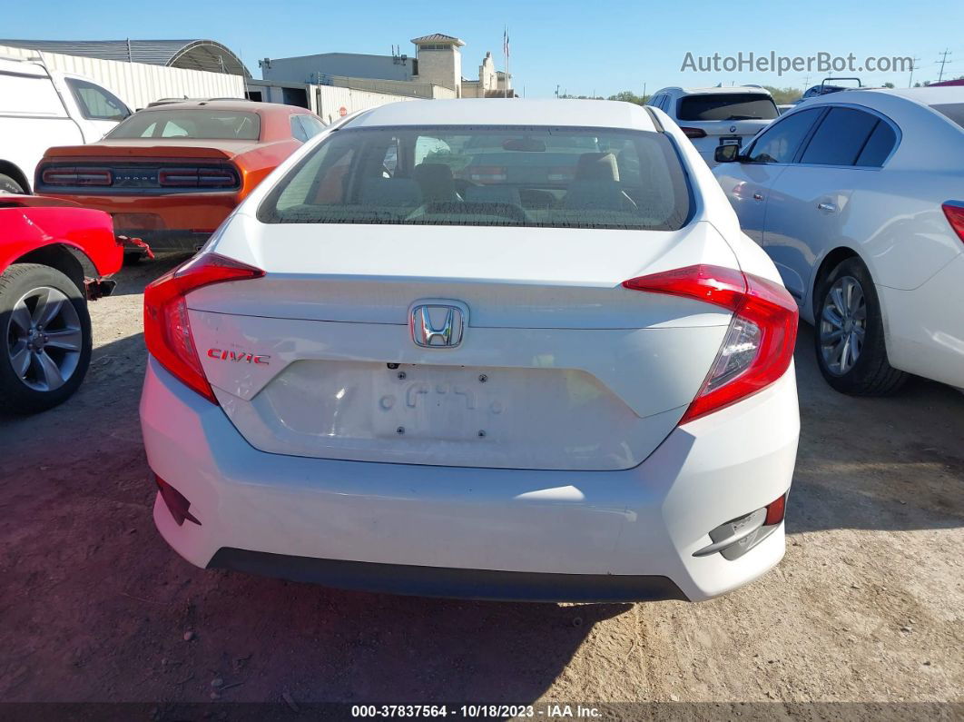 2017 Honda Civic Lx White vin: 19XFC2F59HE057509