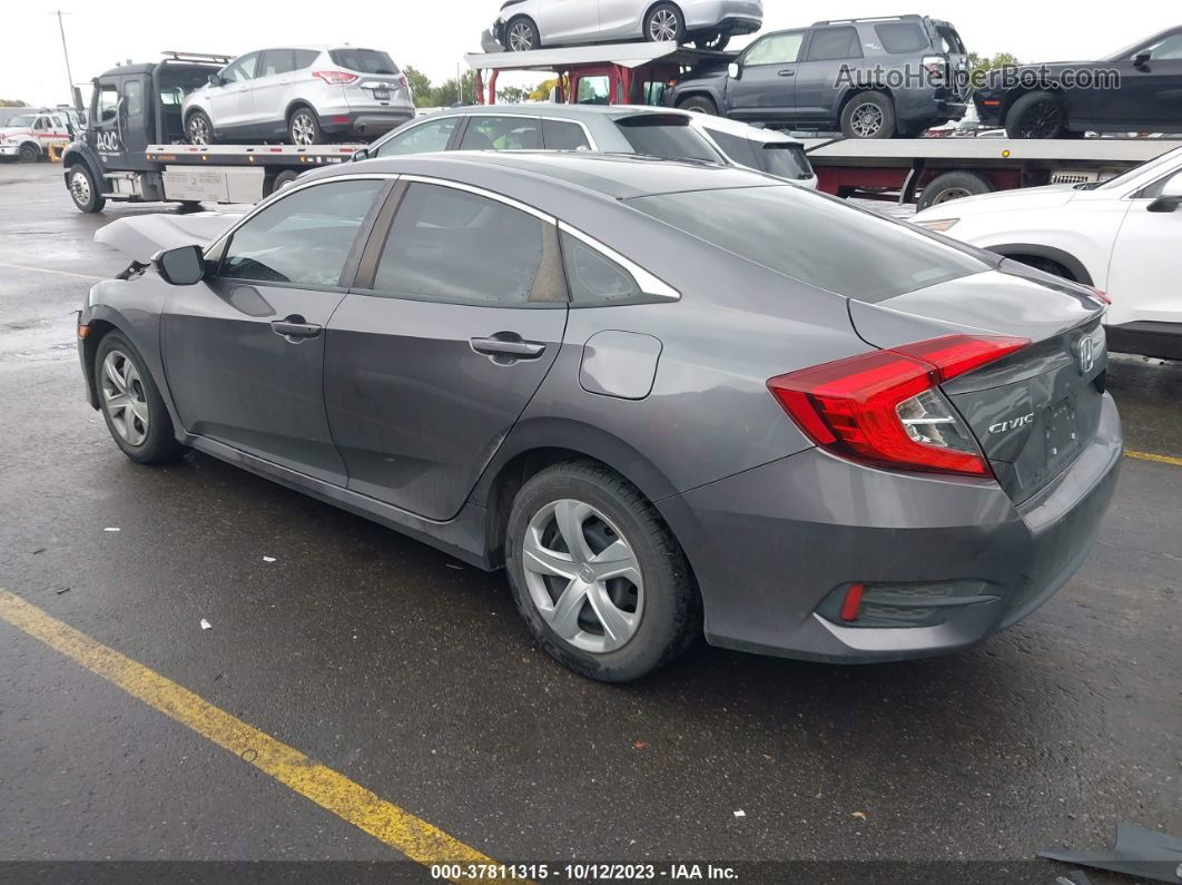 2017 Honda Civic Sedan Lx Gray vin: 19XFC2F59HE065416