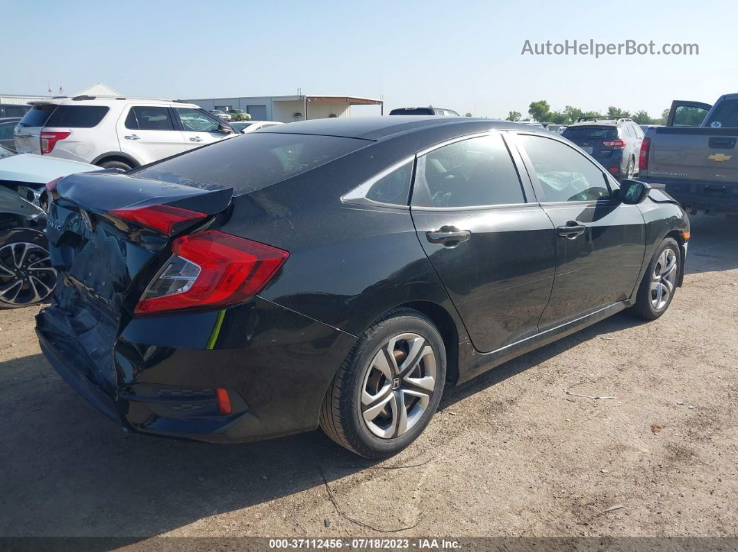 2016 Honda Civic Sedan Lx Black vin: 19XFC2F5XGE037400