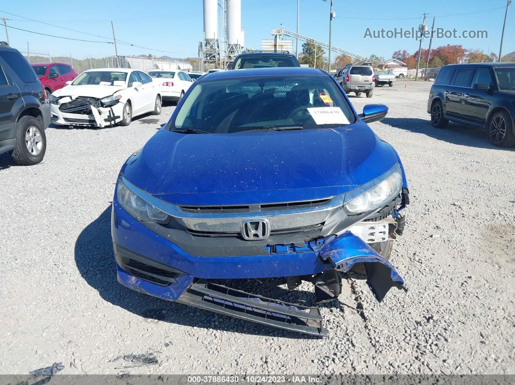 2016 Honda Civic Lx Blue vin: 19XFC2F5XGE040118