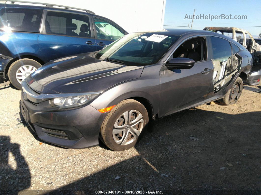 2016 Honda Civic Sedan Lx Gray vin: 19XFC2F5XGE060465