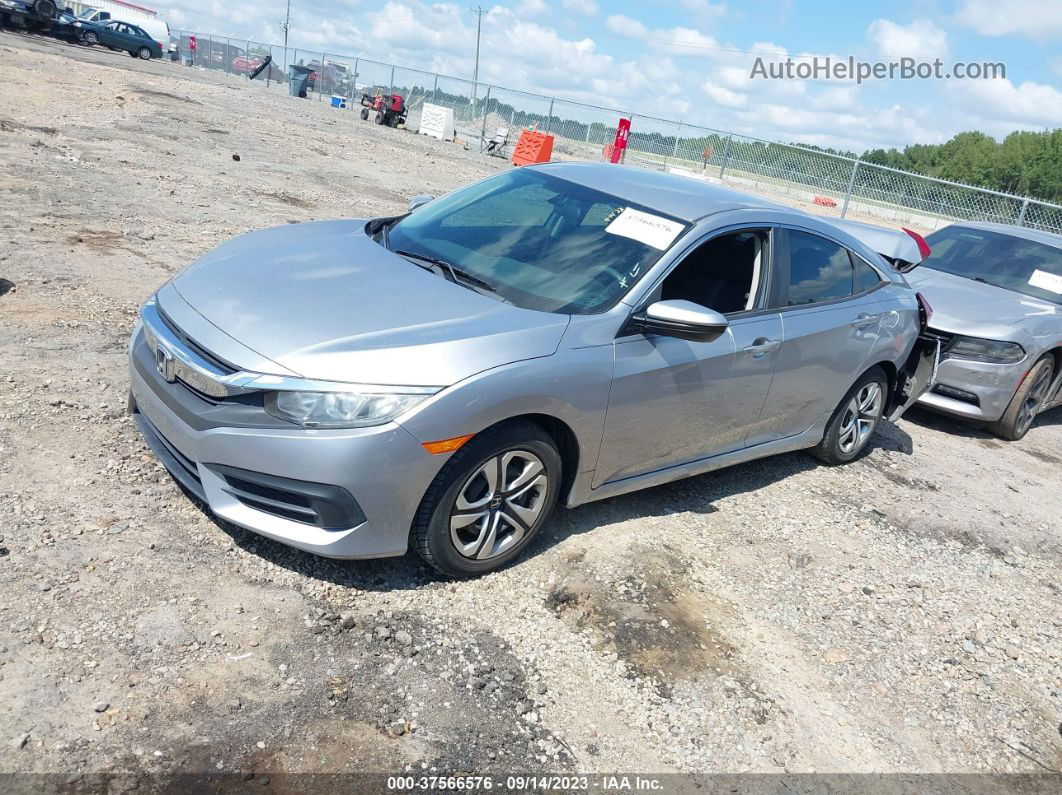 2016 Honda Civic Sedan Lx Silver vin: 19XFC2F5XGE067612