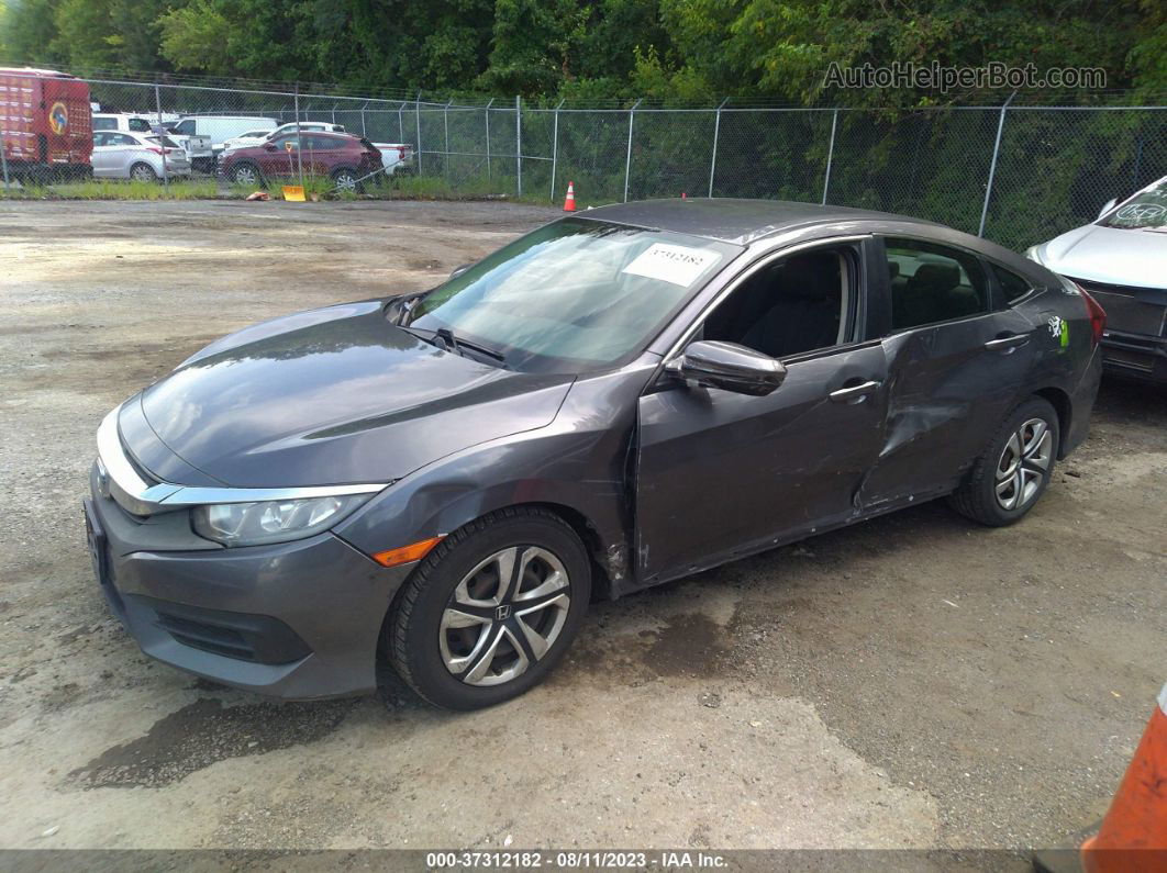 2016 Honda Civic Sedan Lx Gray vin: 19XFC2F5XGE070395