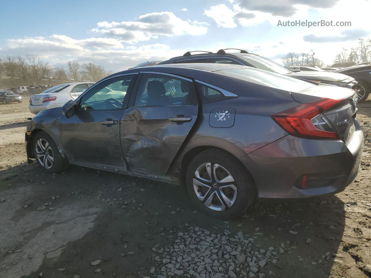 2016 Honda Civic Lx Charcoal vin: 19XFC2F5XGE070395