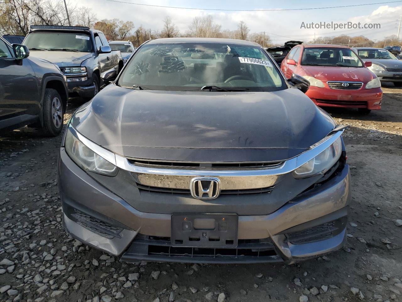 2016 Honda Civic Lx Charcoal vin: 19XFC2F5XGE070395