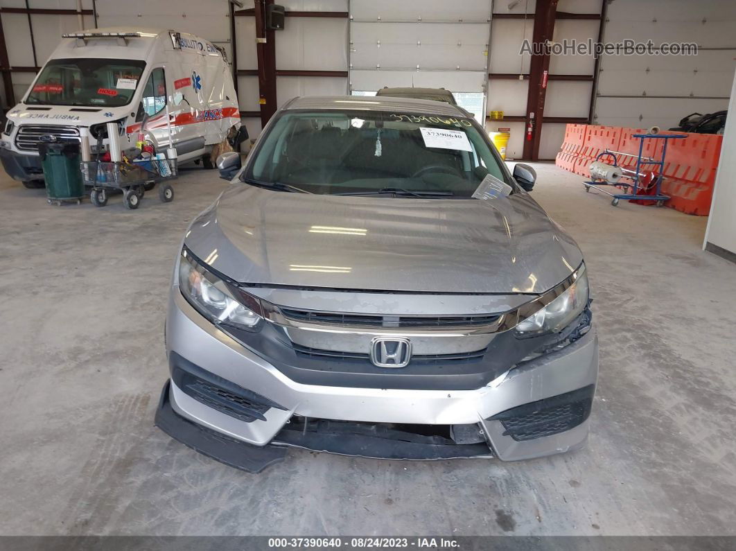 2016 Honda Civic Sedan Lx Silver vin: 19XFC2F5XGE087973