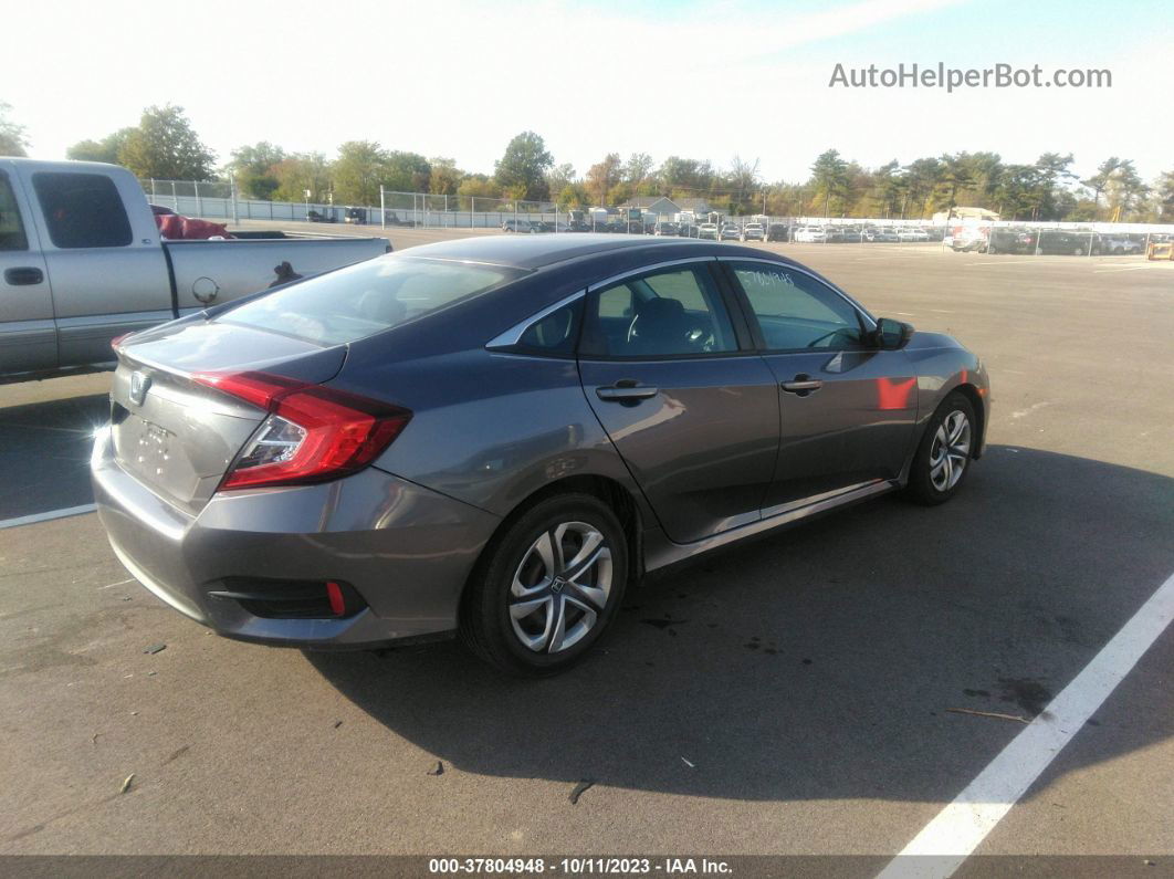 2017 Honda Civic Lx Gray vin: 19XFC2F5XHE068616