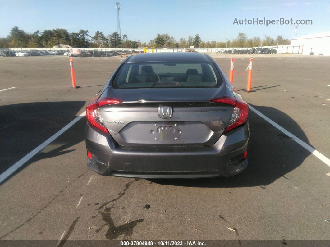 2017 Honda Civic Lx Gray vin: 19XFC2F5XHE068616