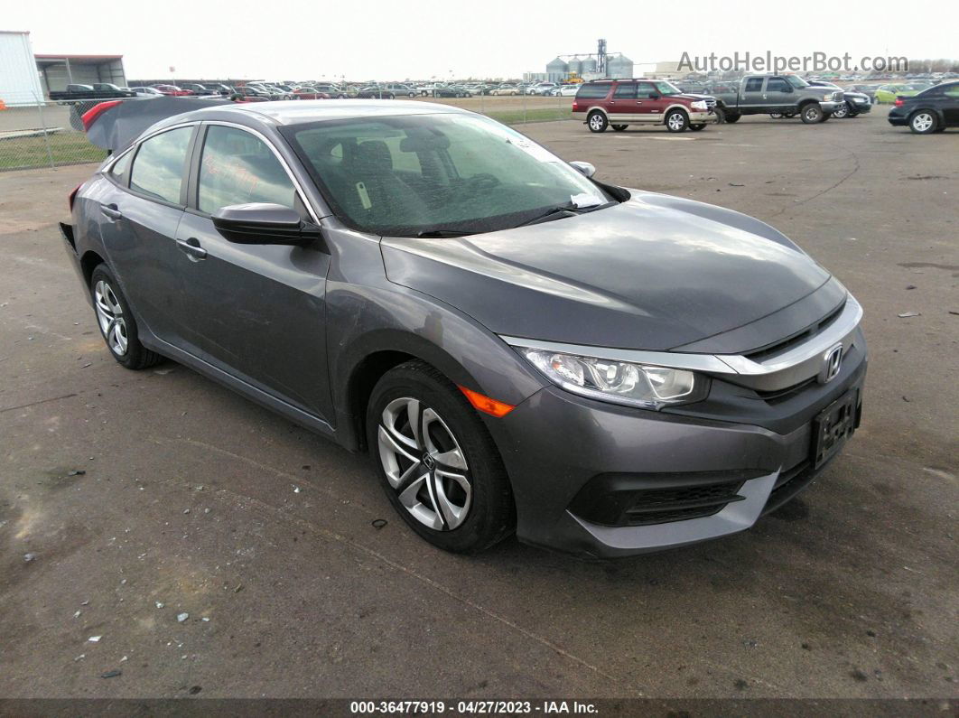 2017 Honda Civic Sedan Lx Серый vin: 19XFC2F5XHE069328