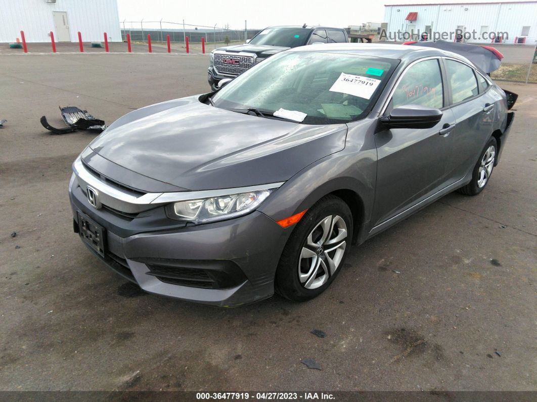 2017 Honda Civic Sedan Lx Серый vin: 19XFC2F5XHE069328